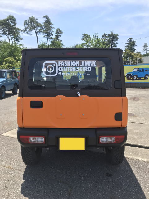 ”ジムニー　カーラッピング施工写真13”