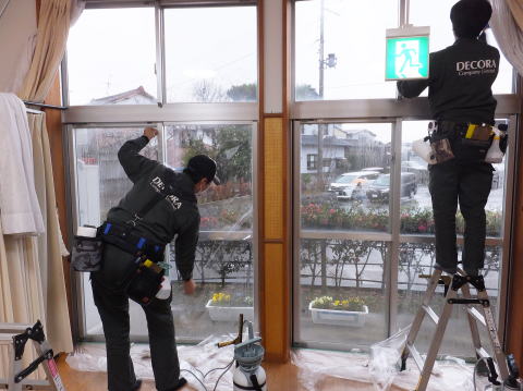 ”ウインドウフィルム施工4”