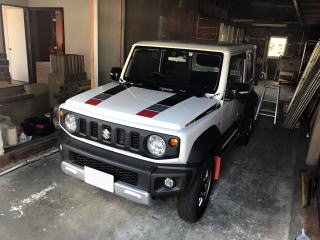 ”カーラッピング施工前1”