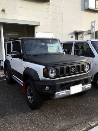 ”ジムニー　カーラッピング施工写真1”