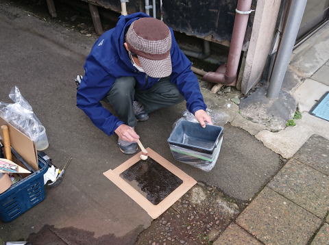 路面標示施工中2