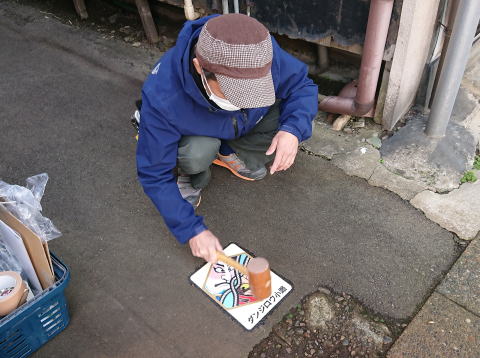 路面標示施工中3